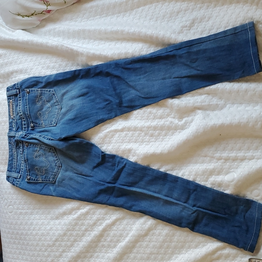 Express Rerock blue Jeans size 2 - Picture 6 of 6